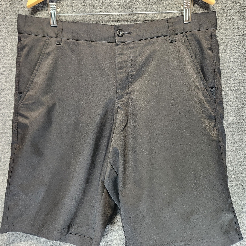 Fila Sport Golf Shorts Men's Size 36 Black Flat Front Quick Dry Athletic Casual